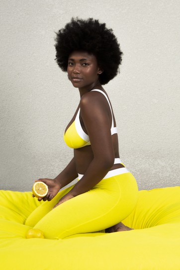 CALÇA LEGGING AMARELA MAYA